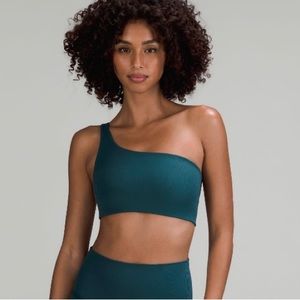 Lululemon one shoulder sports bra in jasper